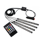 LED RGB rasvjeta za interijer automobila; 4x22,5cm