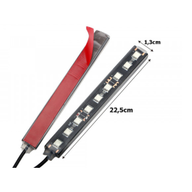 LED RGB rasvjeta za interijer automobila; 4x22,5cm