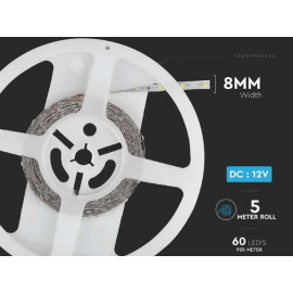 LED traka bijela 3000K 12VDC 4,2W/m 60LED 8mm IP20