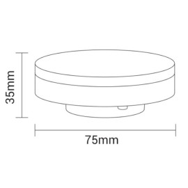 Žarulja LED GX53 230V 7W(42W)25000h 2700K