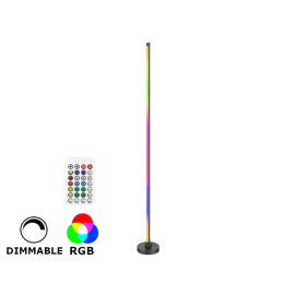 Svjetiljka LED podna 17W RGB+WW 1,46m MIC + daljin