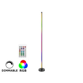 Svjetiljka LED podna 17W RGB+WW 1,46m MIC + daljin