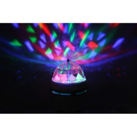 Žarulja E27 LED RGB disco, rotaciona