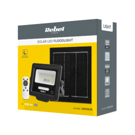 Reflektor LED solarni sa senz.+ daljin. 500lm IP65