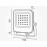 Reflektor LED 230VAC 10W RGB IP65 + daljinski