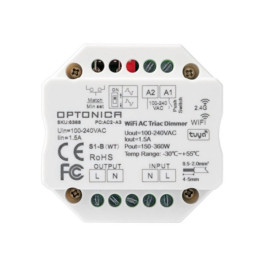LED dimmer 230VAC 1,5A 240W AC Triac RF + WiFI