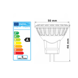 Žarulja LED MR16 10-30VDC 5W 3000K 120°