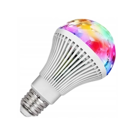 Žarulja E27 LED RGB disco, rotaciona