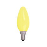 Žarulja E14 230V 25W - svijeća žuta