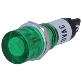 Tinjalica 230V plastična 10x37,5 zelena neon