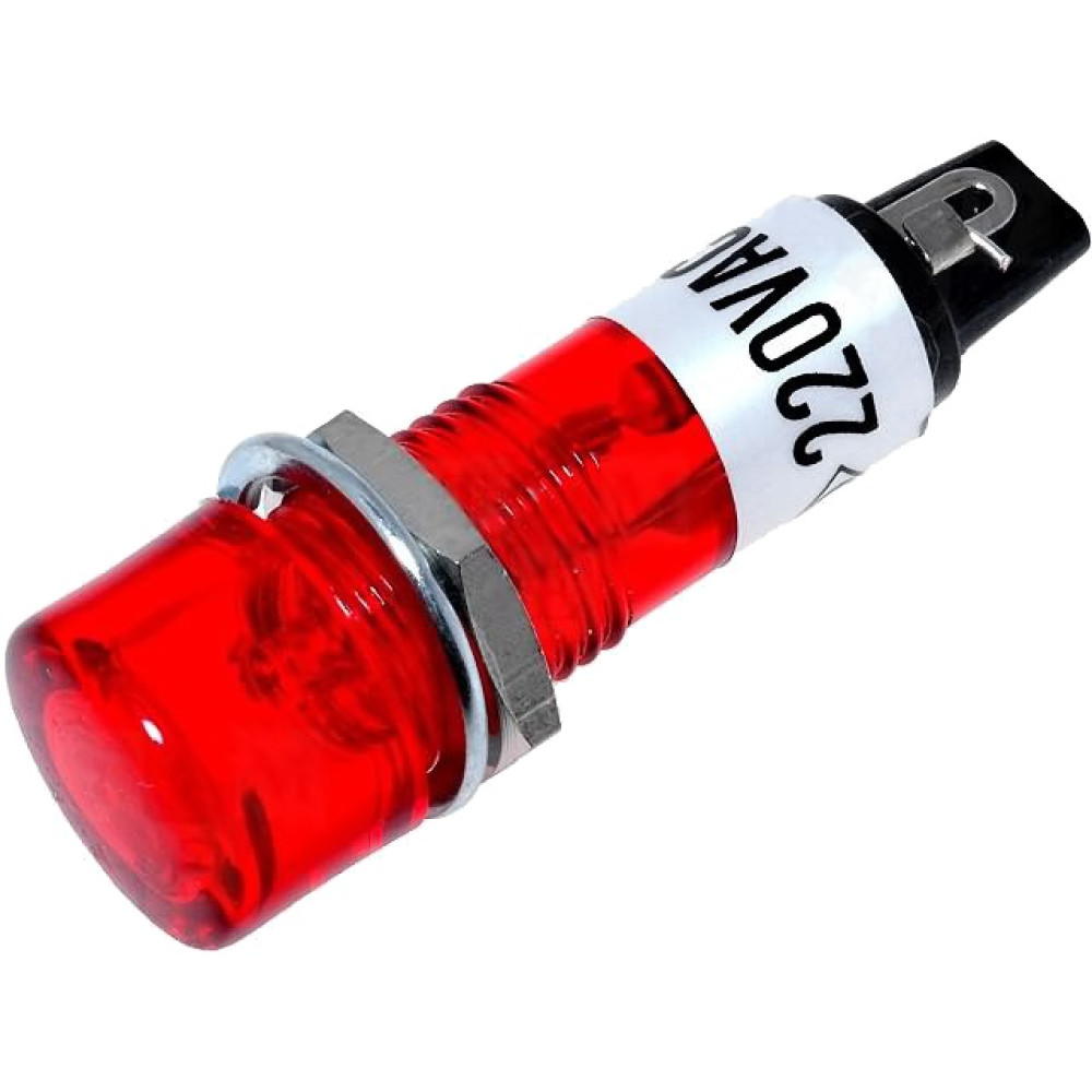 Tinjalica 230V plastična 10x37,5 crvena neon Tinjalica 230V plastična 10x37,5 crvena neon