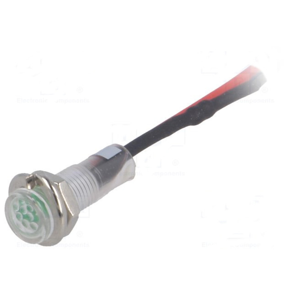 Tinjalica LED 3mm 24V zelena Tinjalica LED 3mm 24V zelena