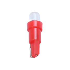 Žarulja LED T5 12V 1,2W crvena minjonka
