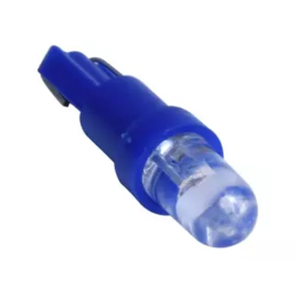Žarulja LED T5 12V 1,2W plava minjonka