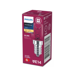 Žarulja E14 230V 26W za pećnicu 300°C bistra Phili