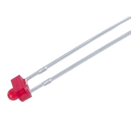 LED 1,8mm crvena 3,7mC 38° 2,1V 10mA točkasta