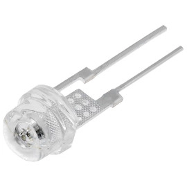 LED 4,8mm plava 1200mcd 120° 9,3V 25mA 470nm tr.