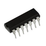 SN74HC08 4-kanala, 2-input, AND gate, 2-6VDC DIP14