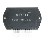 STK086 power amplifier 55V 7A 70W