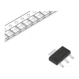 AZ1117H-ADJTRE1 linear V-reg 1,2-15V 1A SOT223 SMD