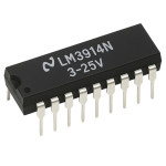 LM3914N NS bar graph display driver 3-25V DIP18