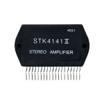 STK4141II power amplifier 2x25W 26V 50kHz