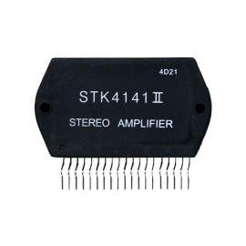 STK4141II power amplifier 2x25W 26V 50kHz