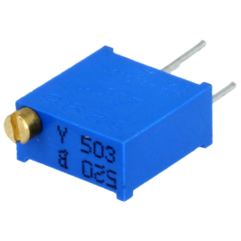 Trimer višeokretni T93YB stojeći 0,5W 50K 10%