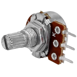 Potenciometar rotacioni 0,125W 5K met. lin. mo.