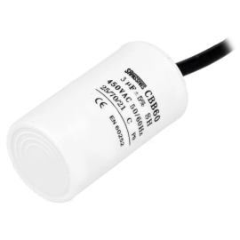 Kondenzator motorni radni 3uF 450V 5% + kabel