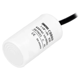 Kondenzator motorni radni 3uF 450V 5% + kabel