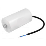Kondenzator motorni radni 100uF 450V 10% + kabel