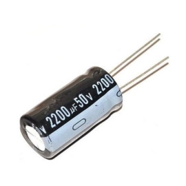 Elko 2200uF 50V 105°C 16x30mm RM7,5 stojeći Samwha