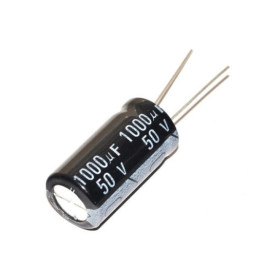 Elko 1000uF 50V 105°C 16x25mm RM7,5 stojeći