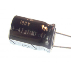 Elko 47uF 100V 105°C 10x12,5mm stojeći 20%