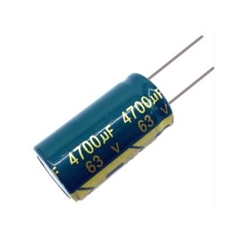 Elko 4700uF 63V 105°C 22x41 RM10 20% stojeći