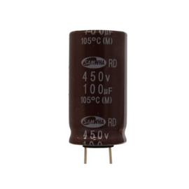 Elektrolit 100uF 450V 105°C 18x40mm Pitch7,5 20%