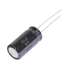 Elko ESR 470uF 63V 105°C 12,5x25mm 20% RM5 stojeći