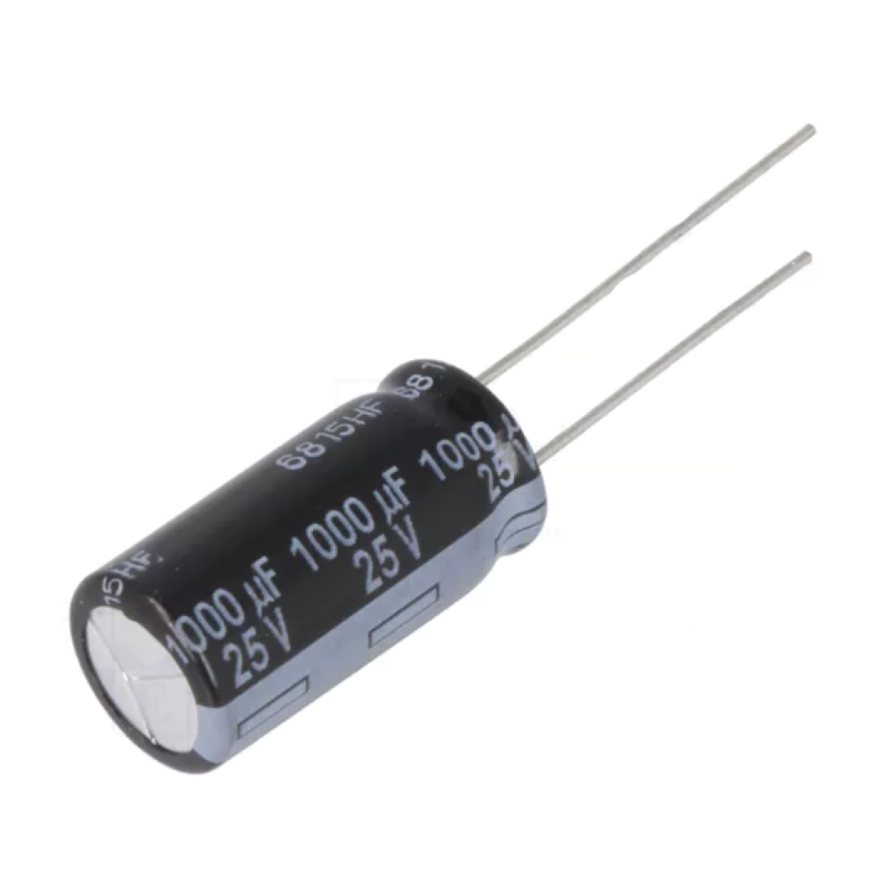 Elektrolit ESR 1000uF 25V 105°C 10x20mm Pitch5 