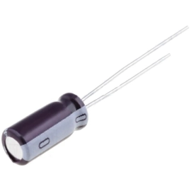 Elko 1uF 200V 105°C 6,3x11mm RM2,5 stojeći