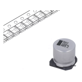 Elko 100uF 50V 10x10x10mm ±20% Vishay SMD