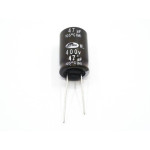 Elko 47uF 400V 105°C 16x25mm RM7,5 stojeći