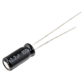 Elko 0,22uF 100V 85°C 5x11mm RM2 stojeći