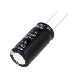Elko 6800uF 16V 105°C 18x35,5mm 20% RM7,5 stojeći