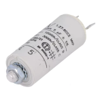 Kondenzator motorni radni 5uF 420V 5% + M8