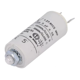 Kondenzator motorni radni 5uF 420V 5% + M8