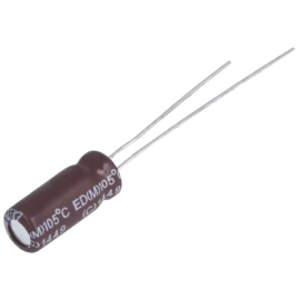 Elko ESR 10uF 100V 105°C 8x12mm ±20% RM3,5 stojeći