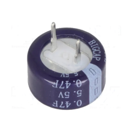 Kondenzator BACK UP 0,47F 5,5V 13,5x7,3mm 20%