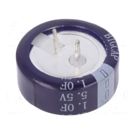 Kondenzator BACK UP 1F 5,5V 20,5x7,6mm 20%