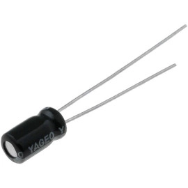 Elko 10uF 50V -40-105°C 5x11mm 20% RM2 stojeći